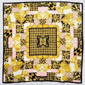 Celine Black and Gold Scarf